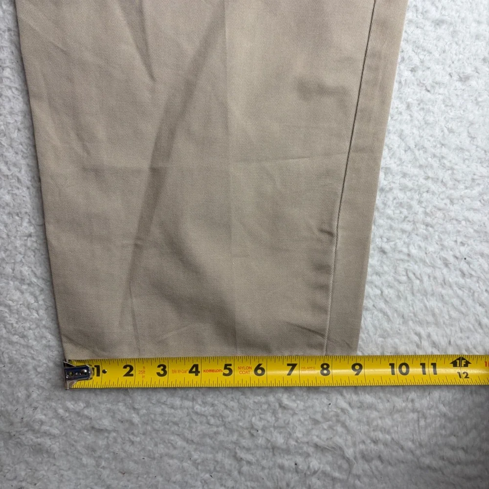 Polo Ralph Lauren Andrew Pant Mens 36x32 (34x29) Pleated Chino tan preppy loose